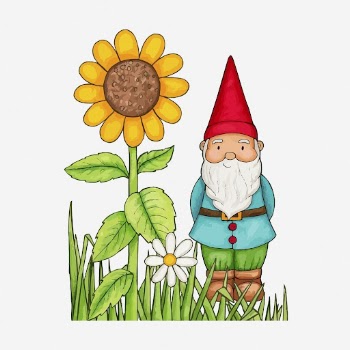 Cute garden gnome clipart illustration. | Free Photo - rawpixel