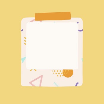 Cute geometric frame, instant photo | Free Vector - rawpixel