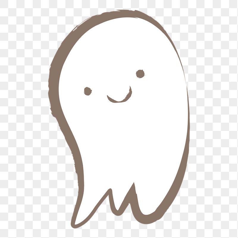 Cute ghost png sticker, pastel | Free PNG Illustration - rawpixel