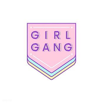 Cute Girl Gang badge vector | Free stock vector - 512790