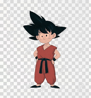 Cute Goku Character Illustration