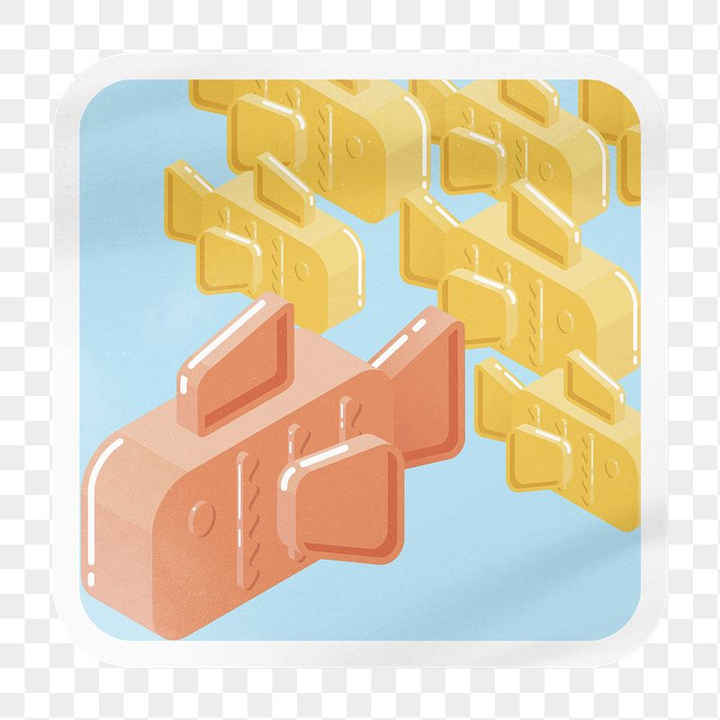 Cute goldfish pattern png square | Free PNG - rawpixel