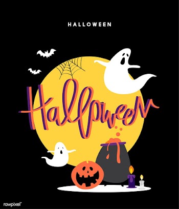 Cute Halloween day concept illustration | Free stock vector - 457343