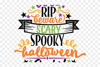 Cute Halloween Word Art Clipart , Png Download - Cute Halloween Word Clipart