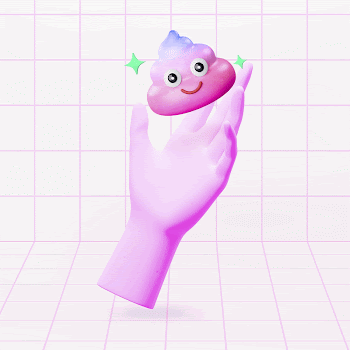 Cute hand holding poop, 3D | Free Photo Illustration - rawpixel