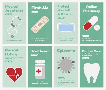 Cute healthcare Facebook story template, | Free Vector - rawpixel