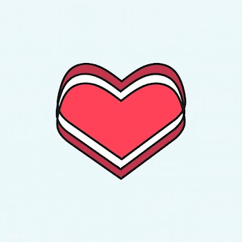 Cute heart design | Free stock vector - 681654
