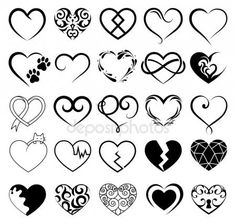 Cute Heart Designs Drawing at PaintingValley.com | Explore ...
