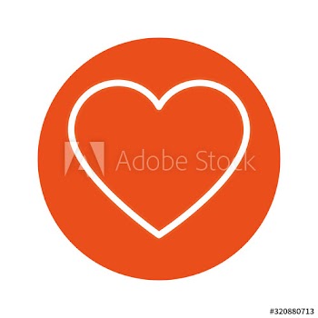 cute heart love design