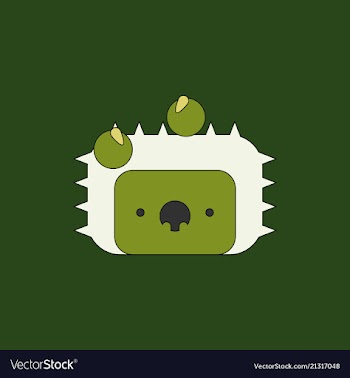 Cute hedgehog isolated on transparent background vector image