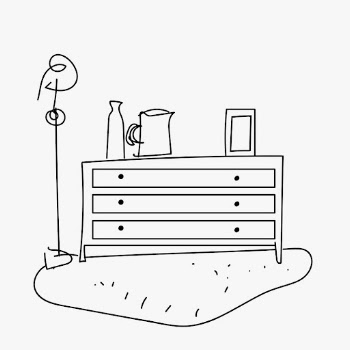Cute home decor doodle sketch, | Free PSD Illustration - rawpixel