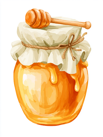 Cute Honey Jar Clipart