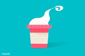 Cute hot cup | Free stock vector - 384825