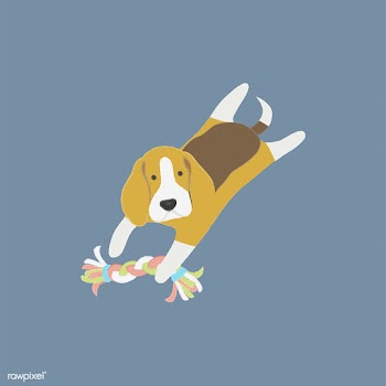 Cute illustration of a beagle dog | Free stock vector - 60495