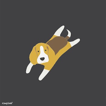 Cute illustration of a beagle dog | Free stock vector - 60575