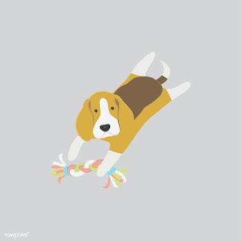 Cute illustration of a beagle dog | Free stock vector - 60582