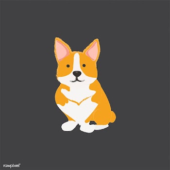 Cute illustration of a corgi dog | Free stock vector - 60567