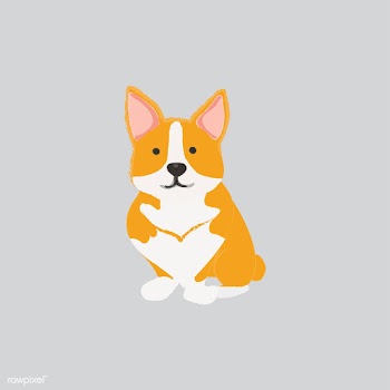 Cute illustration of a corgi dog | Free stock vector - 60605