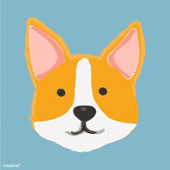 Cute illustration of a corgi dog | Free stock vector - 60703