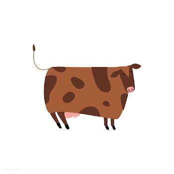 Cute illustration of a cow | Free stock vector - 462180