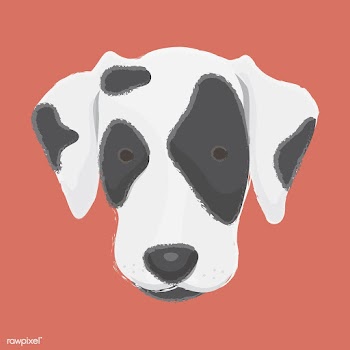 Cute illustration of a dalmatian dog | Free stock vector - 60401