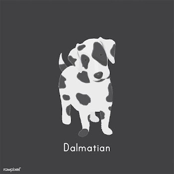 Cute illustration of a dalmatian dog | Free stock vector - 60429