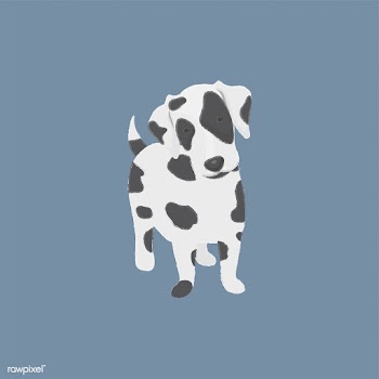 Cute illustration of a dalmatian dog | Free stock vector - 60568