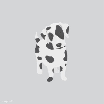 Cute illustration of a dalmatian dog | Free stock vector - 60598