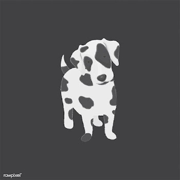 Cute illustration of a dalmatian dog | Free stock vector - 60604