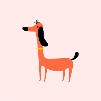 Cute illustration of a dog | Free stock vector - 462143