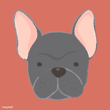 Cute illustration of a french bulldog | Free stock vector - 60443