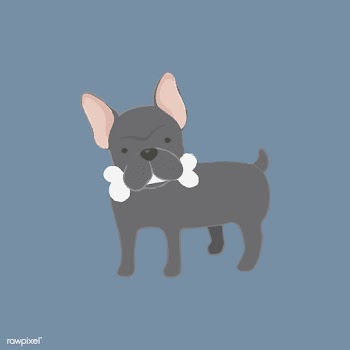 Cute illustration of a french bulldog | Free stock vector - 60562