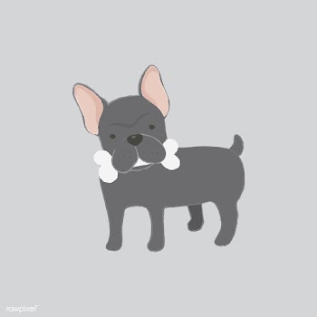 Cute illustration of a french bulldog | Free stock vector - 60573