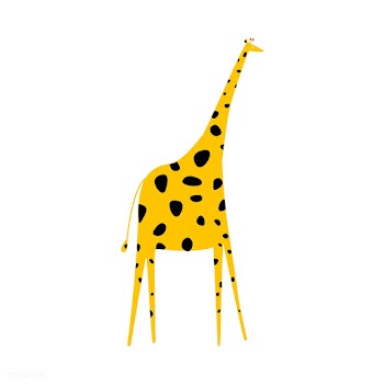 Cute illustration of a giraffe | Free stock vector - 462162