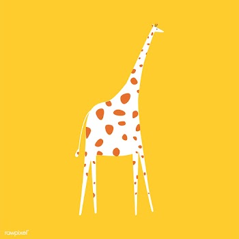 Cute illustration of a giraffe | Free stock vector - 462194
