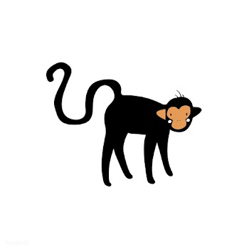 Cute illustration of a monkey | Free stock vector - 462167