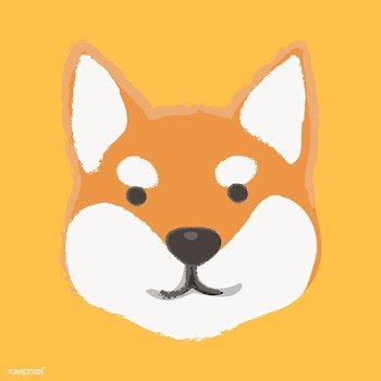 Cute illustration of a shiba inu dog | Free stock vector - 60723