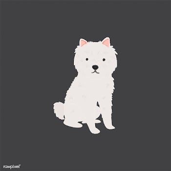 Cute illustration of a westie dog | Free stock vector - 60625