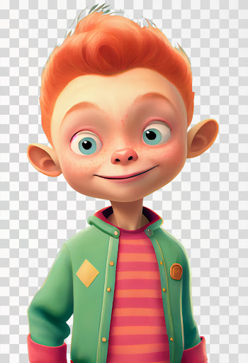 cute kid cartoon pictures, png format