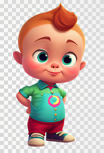 cute kid cartoon pictures, png format
