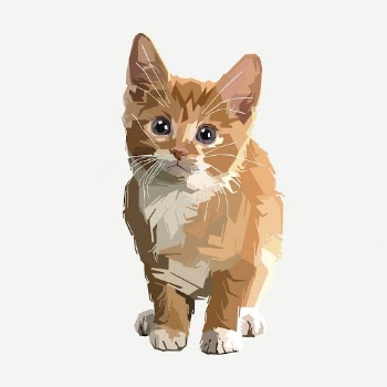 Cute kitten clipart, pet animal | Free PSD - rawpixel