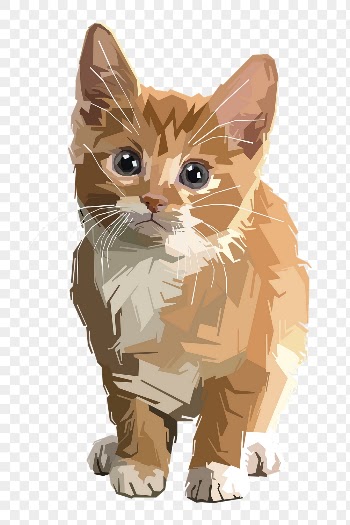 Cute kitten png sticker illustration, | Free PNG - rawpixel