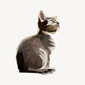 Cute kitten sticker, animal illustration | Free Vector - rawpixel