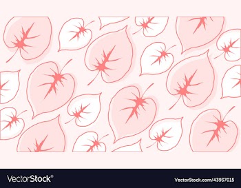 cute leafs pattern background