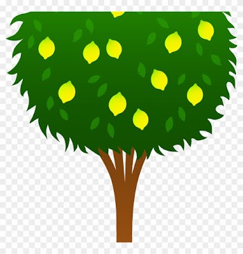 Cute Lemon Tree Free Clip Art - Lemon Tree Clipart