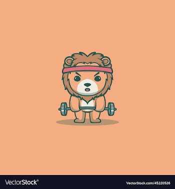cute lion