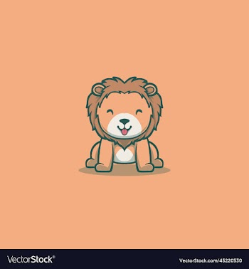 cute lion