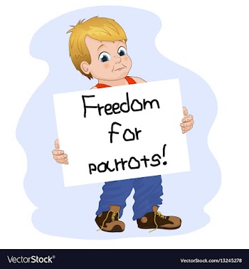 Cute little boy holding poster vector image