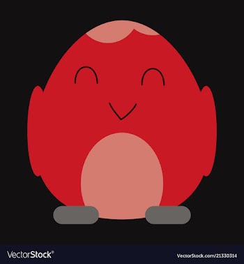 Cute little chick in cracked egg vector image
