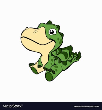 cute little crocodile animal